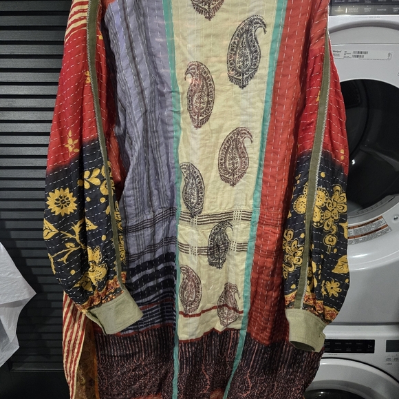 Free people patchwork kimono jacket XL NWT - Picture 13 of 16